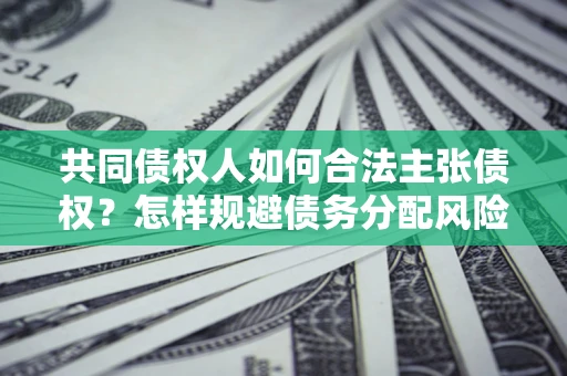 武汉共同债权人如何合法主张债权？怎样规避债务分配风险？