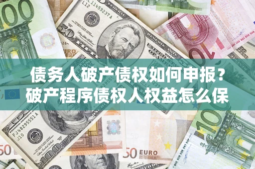 武汉债务人破产债权如何申报？破产程序债权人权益怎么保障？