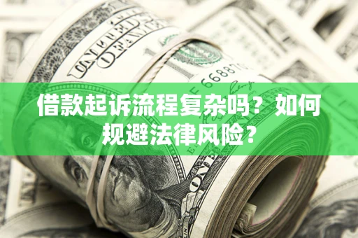 武汉借款起诉流程复杂吗？如何规避法律风险？