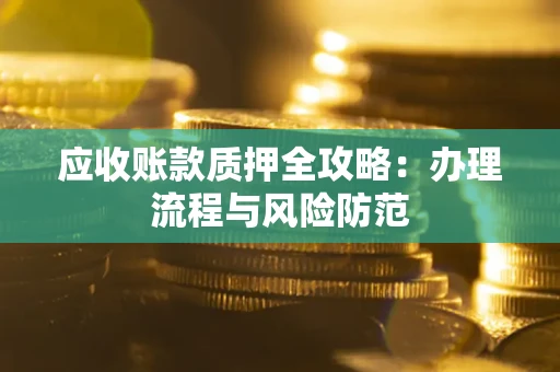 武汉应收账款质押全攻略：办理流程与风险防范