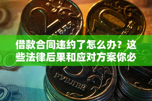 武汉借款合同违约了怎么办？这些法律后果和应对方案你必须知道