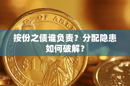 武汉按份之债谁负责？分配隐患如何破解？
