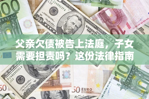 武汉父亲欠债被告上法庭，子女需要担责吗？这份法律指南必须看完