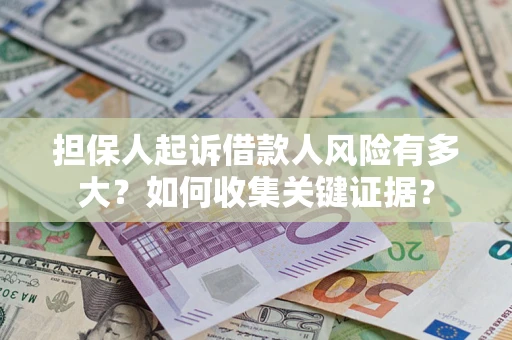 武汉担保人起诉借款人风险有多大？如何收集关键证据？