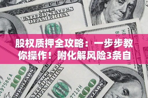 武汉股权质押全攻略：一步步教你操作！附化解风险3条自救法则