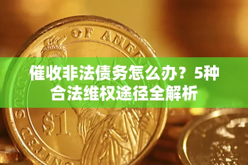 武汉催收非法债务怎么办？5种合法维权途径全解析